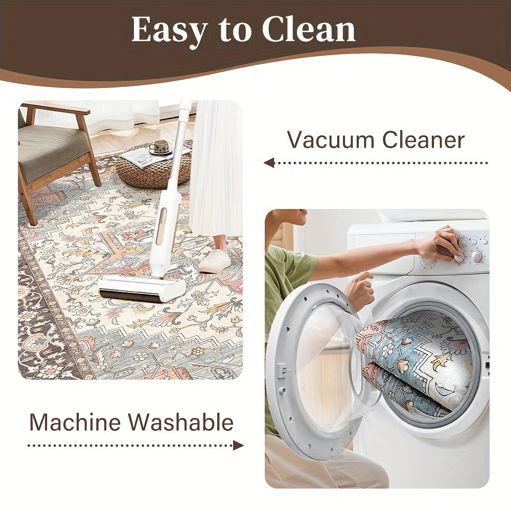 1 PC Square Cashmere Carpet Decorative Carpet High Quality Non-slip Carpet Thick Floor Mat Christmas Decorate