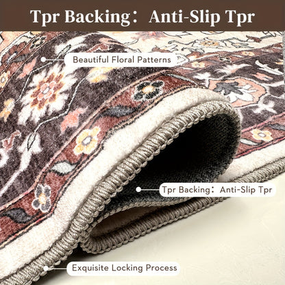 1 PC Square Cashmere Carpet Decorative Carpet High Quality Non-slip Carpet Thick Floor Mat Christmas Decorate