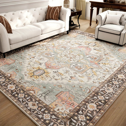 1 PC Square Cashmere Carpet Decorative Carpet High Quality Non-slip Carpet Thick Floor Mat Christmas Decorate