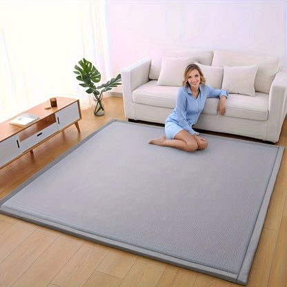 2025 New Breathable Cooling Japanese Tatami Style Bedroom, Study or Living Room Mat - Knitted Polyester Fabric, Multiple Sizes 35.43inch, 59.06inch, 70.87inch, 78.74inch | Modern Japanese Decorative Cushion, Bed Mat